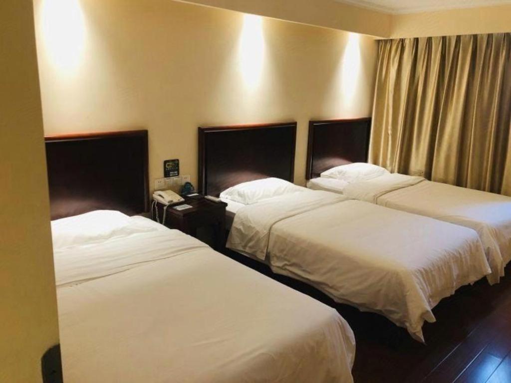 Greentree Inn Suzhou Industrial Zone Yangcheng Lake Weiting Mong Kok Express Hotel Exterior foto